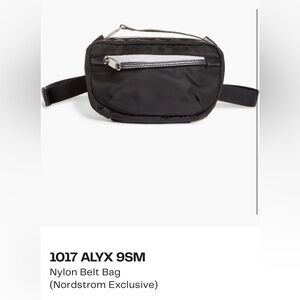Alyx 1017 9SM Belt Bag - Bum Bag - Fanny Pack, New